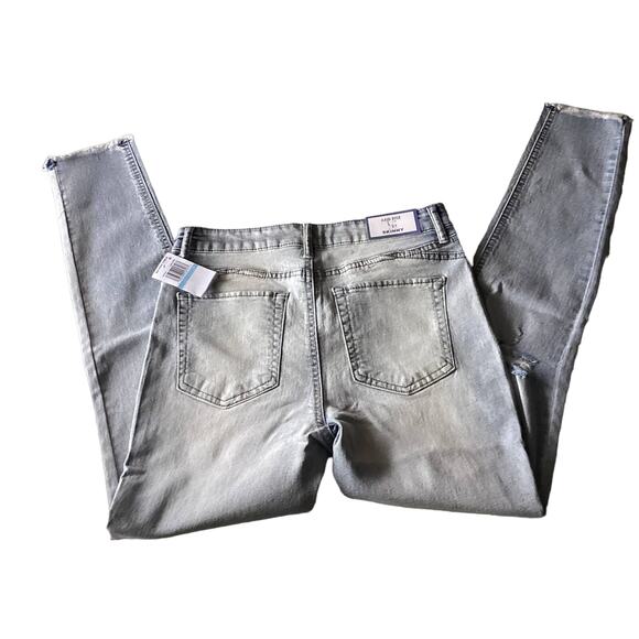 Tinseltown Womens Blue Jeans Mid Rise Skinny Washed 5-27 - Picture 3 of 5